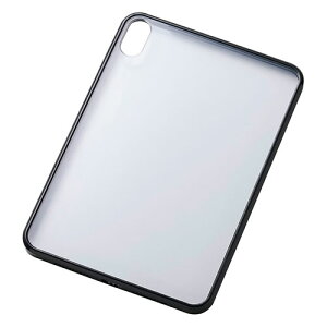 �G���R�� iPad mini(A17 Pro) �N���A�P�[�X �n�C�u���b�h �w�ʃN���A �u���b�N TB-A25STSLOBK