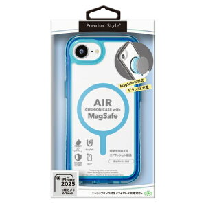 PGA iPhone 16ep MagSafeΉ GANbVP[X }OZ[tANZT[ɑΉ Ռ lIu[ PG-25KMA07BL