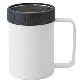 DAY CAN 保冷350ml缶ホルダー 白 【約φ7.5×11cm】 最後のひとくちまで冷たい C7123110