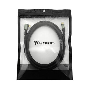 HORIC �z�[���b�N USB Type-C�P�[�u�� L�^ 3m USB 10Gbps (USB3.2 Gen2) �Ή� �O���[ UC30-097GB