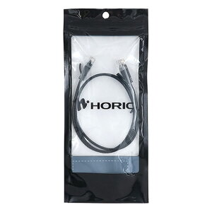 HORIC �z�[���b�N LAN�P�[�u�� UTP �J�e�S���[6A �X���� 70cm CAT6A�Ή��̃X�����^�C�v �u���b�N LC07-106SB