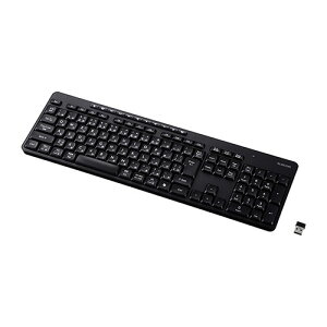 �G���R�� 2.4GHz�É��t���L�[�{�[�h �u���b�N TK-QT11FDMBK