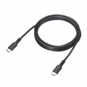 �T�����T�v���C USB 2.0 Type-C�P�[�u�� C-C �X�g���[�g 60W 2m KU-CCP6020TK2