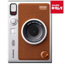 フジフイルム インスタントカメラ instax mini Evo 「チェキ」BROWN USB Type-C対応 富士フイルム ちぇき フイルムカ…