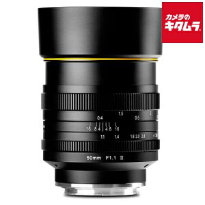 KAMLAN 50mm F1.1 II �L���m��EF-M�p [KAM0020] �J������ EF-M�}�E���g �~���[���X MF �W���P�œ_ �����Y ���������Y �J���������Y �s�[����2�|3�T�ԁt