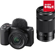 ソニー VLOGCAM ZV-E10 II ダブルズームレンズキット ブラック [ZV-E10M2X B] SONY ミラーレス一眼カメラ…