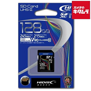 HIDISC HDSDX128GCL10U3JP3V90 SDUHS2V[YSDXCJ[h128GB
