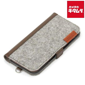 PGA PG-24AFP08GY �t���b�v�J�o�[ �t�F���g/�O���[�iiPhone 16�p�j �s�[������t