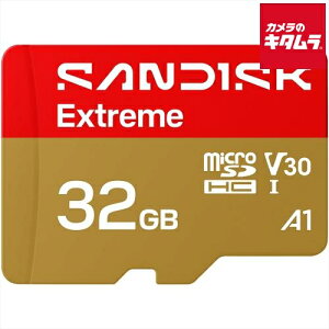 �T���f�B�X�N SDSQXAT-032G-JN3MA SANDISK microSD Extreme 32GB �s�[����1�����t