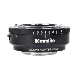 Commlite CM-NF-MFT マウントアダプター [レンズ側：ニコンF ボディ側：マイクロフォーサーズ] 《納期約2−3週間》