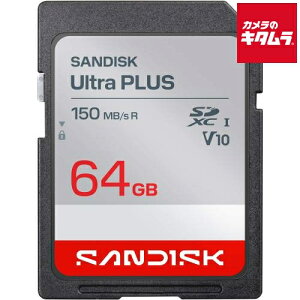 �T���f�B�X�N SDSDUBC-064G-JNJIN SANDISK SD Ultra PLUS 64GB �s�[����1�����t