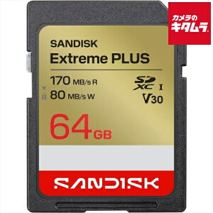 �T���f�B�X�N SDSDXW2-064G-JNJIN SANDISK SD Extreme PLUS 64GB �s�[����1�����t