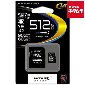 HIDISC HDMCSDX512GA2V30 microSDXCJ[h 512GB s[t