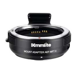 Commlite CM-AEF-MFT II 電子マウントアダプター [レンズ側：キヤノンEF ボディ側：マイクロフォーサーズ] 《納期約2－3週間》