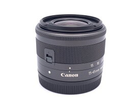 【中古】 【良品】 キヤノン EF-M15-45mm F3.5-6.3 IS STM グラファイト 【交換レンズ】