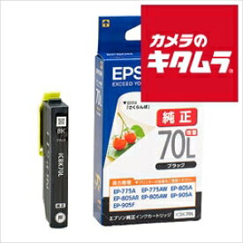 エプソン インクカートリッジ ICBK70L ブラック