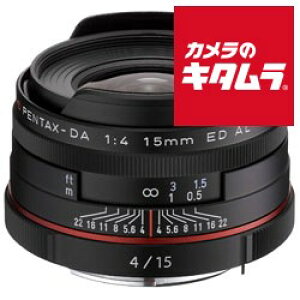 �y���^�b�N�X HD PENTAX-DA 15mm F4 ED AL Limited �u���b�N PENTAX �y���^�b�N�X ���������Y �P�œ_ ���L�p�����Y K�}�E���g APS-C ���~�e�b�h�����Y �A���~���o�� ���i �i�F ���z �� �s�[������t