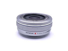 【中古】 【難あり品】 オリンパス M.ZUIKO DIGITAL ED 14-42mm F3.5-5.6 EZ シルバー 【交換レンズ】