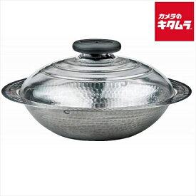 ハリオ フタがガラスのIH対応ステンレス鍋26雪平 MIS-26 《納期約1．5ヶ月》