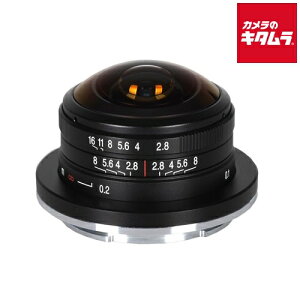 LAOWA 4mm F2.8 Fisheye �L���m��EF-M�p [LAO0058] ���I�� EF-M�}�E���g �~���[���X MF ���� �L�p�P�œ_ �����Y ���������Y �J���������Y �s�[����2�����t
