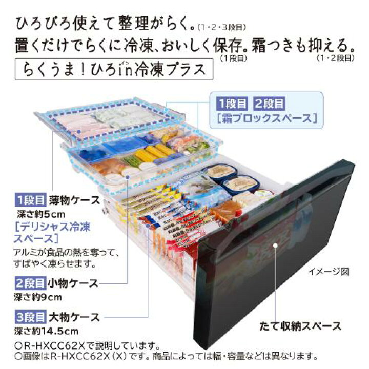 楽天市場】日立 6ドア 冷蔵庫 フレンチドア 冷蔵庫カメラ R-HXCC54X X 