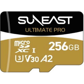 SUNEAST SE-MSDU1256B185 ULTIMATE PRO GOLD microSDXC Card 256GB