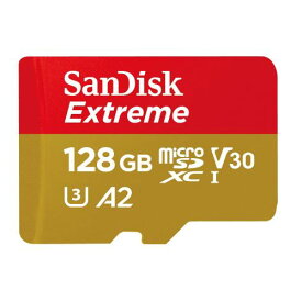 サンディスク Extreme microSDXC UHS-Iカード 128GB SDSQXAA-128G-JN3MD 《納期約1ヶ月》