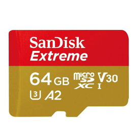 【ネコポス】 サンディスク Extreme microSDXC UHS-Iカード 64GB SDSQXAH-064G-JN3MD 《納期約1ヶ月》
