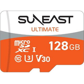 【ネコポス】 SUNEAST SE-MSDU1128E095 ULTIMATE Orange microSDXC Card 128GB