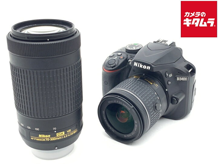 楽天市場】【中古】 【並品】 ニコン D3400 ダブルズームキット 