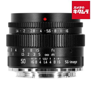 SG-image 50mm F1.4 �\�j�[E�p APS-C �~���[���X MF �}�j���A���t�H�[�J�X �����Y ���������Y �J���������Y �s�[������t