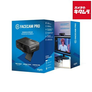 GKg ELGATO Facecam Pro EFuJ 10WAB9901 / USB-Cڑ Mac/WindowsΉ / L 4K UHD 60FPS X^WIi vY f/2.0 Q[ Be zM YouTube Zoom e[N