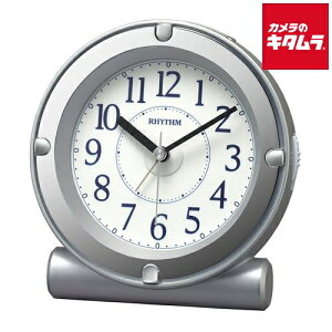 リズム時計 8RE679SR19 リズム めざまし時計 リフレR679 《納期約1週間》