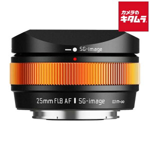SG-image AF 25mm F1.8 Type II �\�j�[E�}�E���g APS-C �I�����W �P�œ_�����Y �I�[�g�t�H�[�J�X APS-C �~���[���X��� �J���� �p���P�[�L�����Y ���������Y �s�[����3�|4�T�ԁt