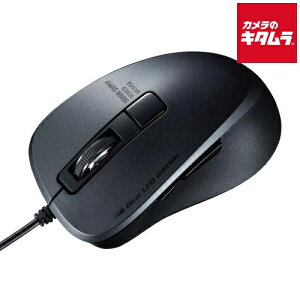 �T�����T�v���C �É��L���u���[LED�}�E�X MA-BL156BK �u���b�N �s�[����1�|2�T�ԁt