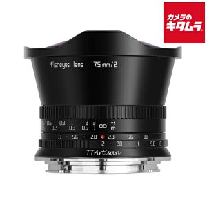 �������w TTArtisan 7.5mm f/2 C Fisheye �L���m��RF�p RF�}�E���g �~���[���X MF ���� �L�p�P�œ_ �����Y ���������Y �J���������Y �s�[����2�|3�T�ԁt