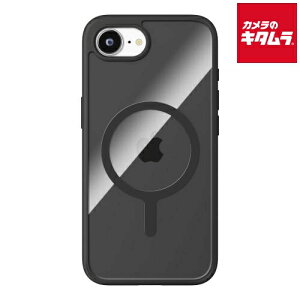 PGA PG-25KMH01BK MagSafe�Ή� �n�C�u���b�h�P�[�X �N���A�u���b�N�iiPhone16e�p�j �s�[������t