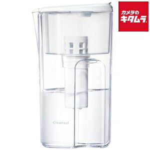 クリンスイ ポット型浄水器 2.2L CP405-WT 水道水 塩素除去 カートリッジ式 家庭用 コンパクト プレゼント ギフト 新生活 引っ越し 簡単 シンプル おしゃれ 結婚祝い 出産祝い 引っ越し祝 《納期