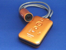 【中古】 【並品】 パナソニック ウェアラブルカメラ HX-A100-D オレンジ 【デジタルビデオカメラ】