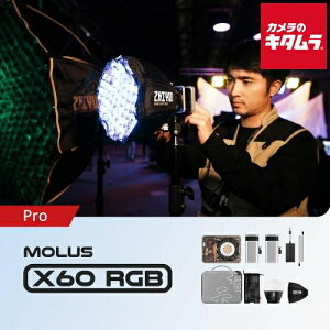 ZHIYUN LED���C�g MOLUS X60 RGB PRO COB Light �s�[������t