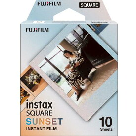フジフイルム インスタントカラーフィルム instax SQUARE SUNSET 10枚入 《納期未定》
