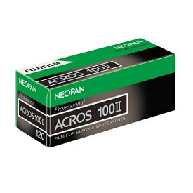 フジフイルム 黒白フィルム ネオパン100 ACROS II 120 12EX 1 ブローニー 12枚撮り 《納期約1－2週間》