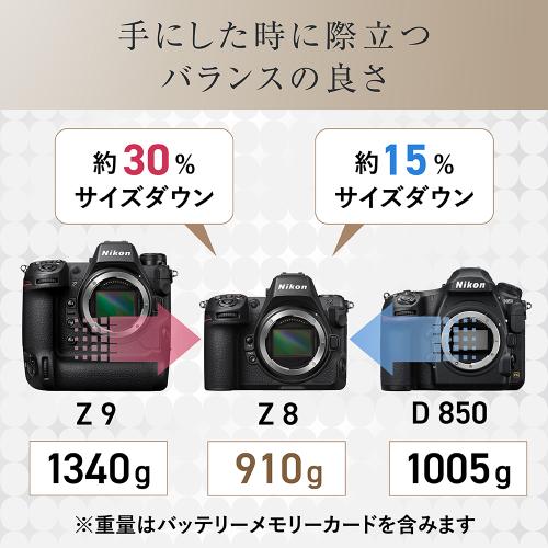 楽天市場】ニコン Z 8 ボディ 《納期約２−３週間》 : カメラのキタムラ