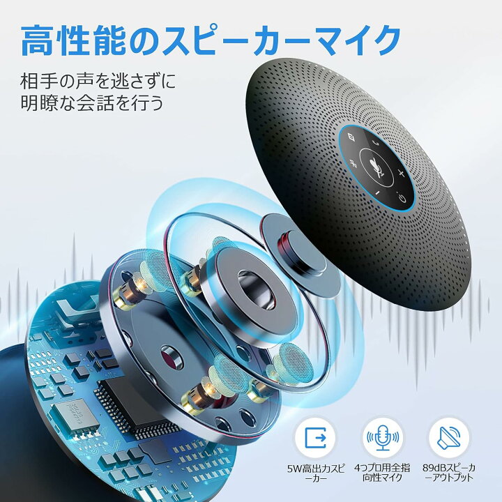 楽天市場】【20％OFF】EMEET M2 Max スピーカーフォン マイク 