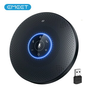 y20%OFFN[| 9/15܂ŁzEMEET M2 Max Xs[J[tH }CNXs[J[ USB/Bluetooth/DongleΉ ݑΖp ő15l܂őΉ 360?SW GR[EmCỸLZO LEDw 