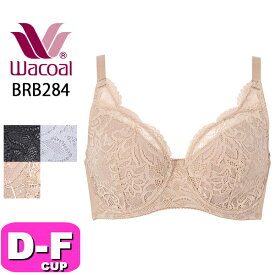 ワコール wacoal BRB284 ブラジャー フルカップ エバーシック Ever Chic 綿混 ナチュラルシルエット まるみ DEFカップ WB