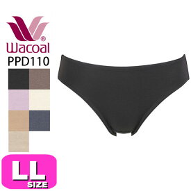 ワコール wacoal【メール便発送可】PPD110 ショーツ ハイレッグ ノーマル スタンダード ボディスエード ストレッチ LLサイズ WB