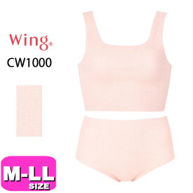 ワコール wacoal ウイング Wing ブラジャー ショーツ CW1000 レディース 女性用 ブラ ショーツセット ハーフトップ 使いきり 使い捨て 災害 防災 非常時 入院 旅行 備え 携帯 軽量 持ち運び AnyAnyインナー M-LLサイズ Wing EMI