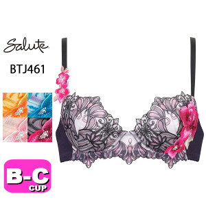 34%OFF�ySALE/�Z�[���z���R�[�� wacoal �T���[�g salute BTJ461 61�V���[�Y �u���W���[ 3/4�J�b�v�u���W���[ �v�b�V���A�b�v�^�C�v P-UP BC�J�b�v