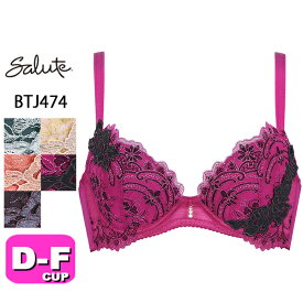 30%OFF【SALE/セール】ワコール wacoal サルート salute BTJ474 74シリーズ ブラジャー 3/4カップ リアルアップ Real Up Bra DEFカップ